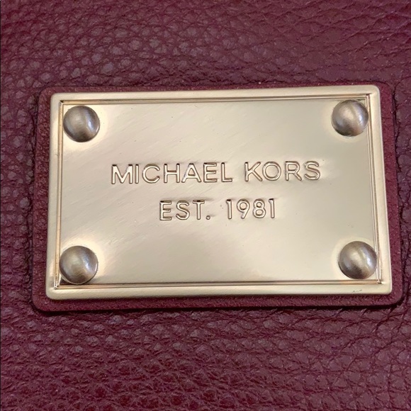 Michael Kors Burgundy Handbag NWT - Picture 15 of 16